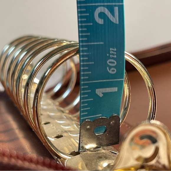 Franklin Quest Full Grain Aniline Leather Made in the USA Binder - Picture 14 of 15